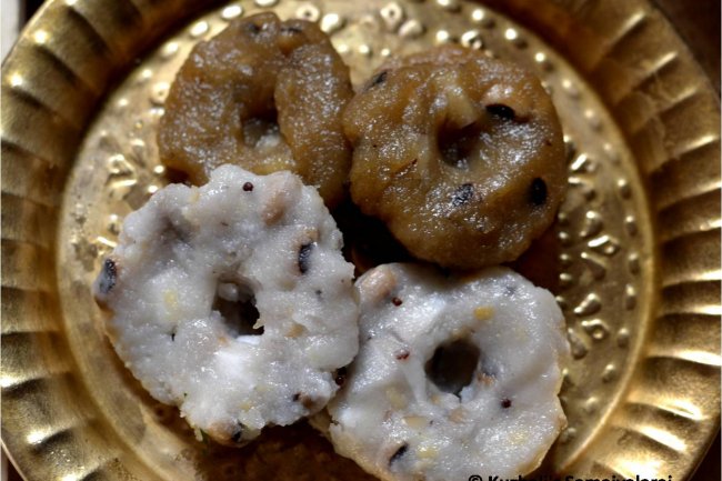 காரடையான் நோன்பு அடை, Karadaiyan Nombu Adai, uppu ada recipe | Naivedyam