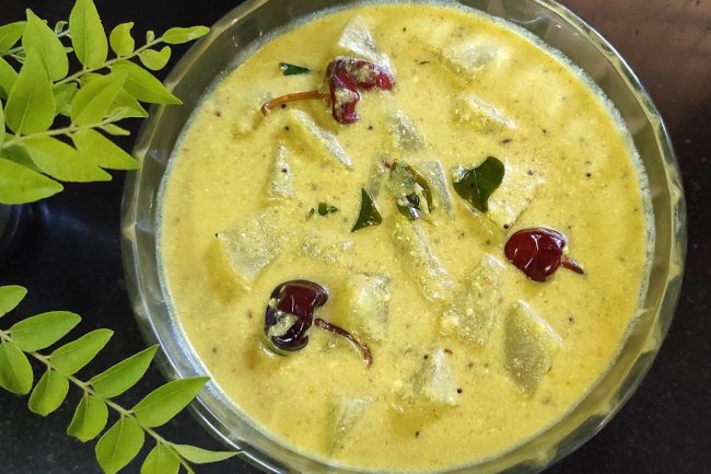 வெள்ளை பூசணிக்காய் மோர்குழம்பு | Poosanikai Mor Kuzhambu in tamil | Beetroot Pachadi in tamil